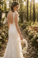 White Calla Lily Pearl Bridal Bouquet