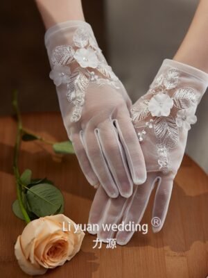 Sample - Sheer Bridal Glove Detail