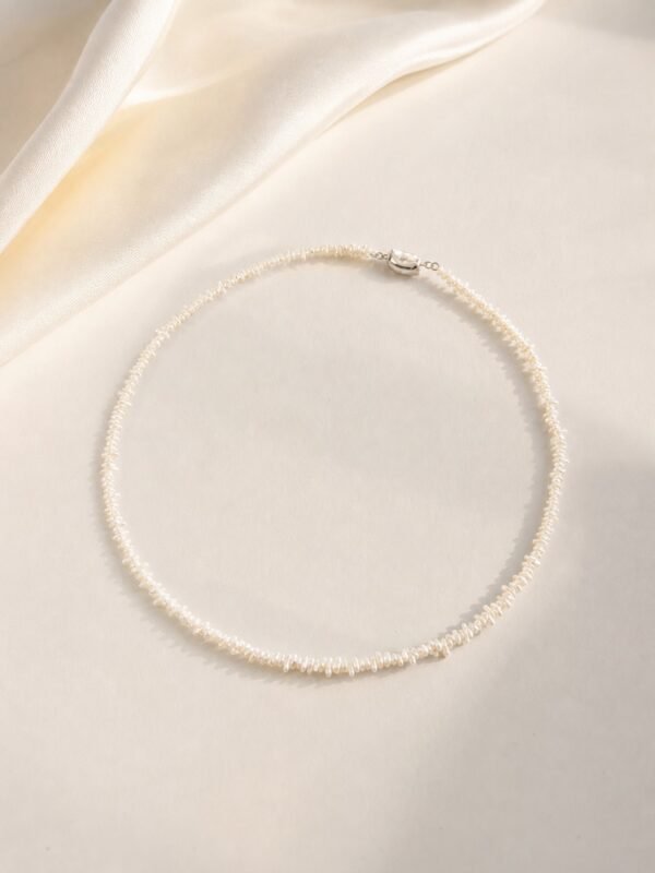 Natural Saltwater Keshi Pearl Necklace
