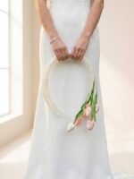 Pearl Tulip Bridal Bouquet