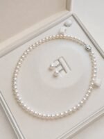 Freshwater Pearl Necklace & Earring Gift Set