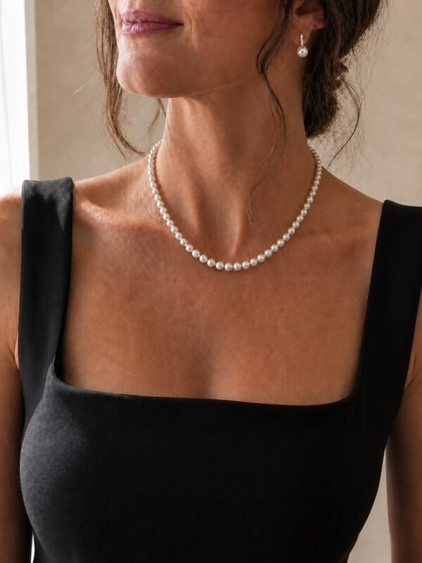 Freshwater Pearl Necklace & Earring Gift Set