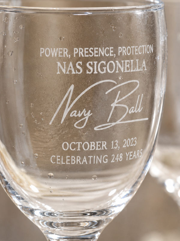 Custom Name Wedding Wine Glasses | Personalized Toasting Set