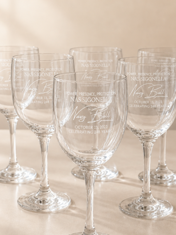 Custom Name Wedding Wine Glasses | Personalized Toasting Set